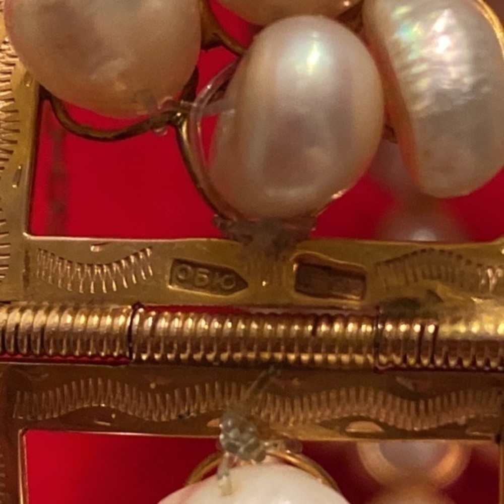BRACELET
14K Pearls & Gold woman’s Bracelet ambiance vintage look for chic woman - Picture 6 of 9